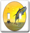 3dRose Gone Fishing Graphic with Fishing Boat and Tuna double toggle switch