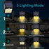 2 Pack Solar Motion Lights Outdoor - 100LED Wireless IP65 Waterproof Security Lights for Front Door and Backyard