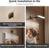 2 Pack FULEN Picture Lights for Wall,Art Lights for Painting,Battery Operated Wall Sconce Rechargeable,LED Wall Light