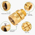 Breezliy PK1390 Breaker,1-1/16" 3/4" Replacement Self Draining Vacuum Fine Thread Female to GHT Thread Male Hose Bib
