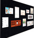 Large Felt Wall Tiles Cork Boards - 47"x35" Bulletin Board Tiles for Home Decor, 12-Pack, Black