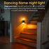 2 Pack, 0-100LM Dimmable 1800K Briignite Flameless Candle Night Light, Night Lights Plug into Wall, Candle Nightlight