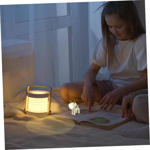 DIYEAH Led Night Light Changing Table Lamp Deer Shape Foldable Night Lamp for Bedroom