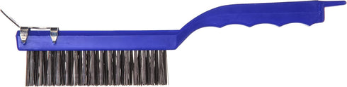 4067100 11.38 Inches, SPARTA Flo-Pac Plastic Kitchen Brush, Grill Cleaning Brush, Griddle Brush With Scraper
