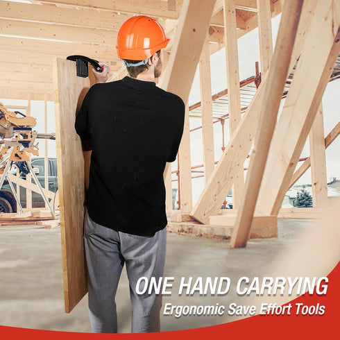 Goldblatt Plywood Carrier Tool, Panel Lifting Tool for Drywall and Synthetic Cement Board, Clamping Thickness up to 1
