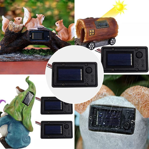 (2PCS) Battery Box, Solar Lantern Light Replacement Parts Top for Outdoor Hanging Lanterns Container Home Solar Lamp