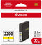 Canon Ink PGI-2200XL Genuine Yellow Ink Tank, Compatible with IB4120, MB5420, MB5120, IB4020,
