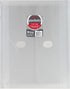 C-Line Side Loading Poly Binder Pockets, 1" Gusset, Clear, 10 Packs of 5 Pockets