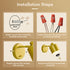 Set 2 350 Dimmable Bulb) Lightess Sconces Wall Decor of with Switch, Rotatable Gold Wall Sconce Hardwired, Industrial
