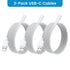 3-Pack 17 17 16E 15 3ft weishan USB C Charging Cable Compatible with iPhone Pro Max Air Plus, Nylon Braided Fast