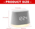 Luyismer Dimmable Multifunctional Bedside Companion Featuring Adjustable Brightness Volumes and White Noise Suitable