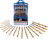 Performance Tool 21-Piece High Speed Drill Bit Set, Titanium Coated