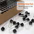 1 4ml 144pcs/pk PEKYBIO Dram Small Glass Vials with Caps, Leak Proof, with PTFE/White Silicone Liners, Mini Glass Jars