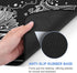 Gaming Mouse Pad - Large 31.5 x 11.8 in Black and White with Non-Slip Rubber Base and Stitching Edges