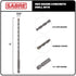 5/32 Inch x 6 Inch Masonry Drill Bit, Carbide Tipped 10-Pack for Concrete, Brick, Stone, 1/4” Hex Shank, Impact Performance (5/32" x 6", 10)