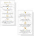 Hyaluron Pen Filler Aftercare Instruction Card, 50 Pack, Physical Printed Business Card Size, Marble Look Design