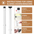 Enayplon Jammer, 1 Pack Sliding Glass Door Security Bar, Patio Door Barricade Security Bar, Apartment BarSliding Door