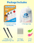 6Pcs 3-8 Coogam Magic Grooved Writing Practice for Kids, Grooved Handwriting Copybook with Pens, Learn to Write Number