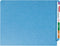 Smead End Tab File Folder, Shelf-Master Reinforced Straight-Cut Tab, Blue, Letter Size, 100 per Box