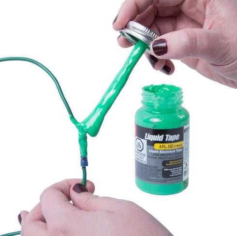 Gardner Bender Waterproof Liquid Electrical Tape, 4 oz, Green, Model LTG-400