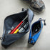 Klein Tools 55559 Stand-Up Zipper Bag Tool Pouch with Carabiners, 7-Inch Blue and 14-Inch Gray Utility Bags, 2-Pack