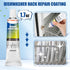 Avenuebool 1.7oz Dishwasher Rack Repair Coating, Grey Dishwasher Vinyl Rack Rust Touch Up Paint Kit, Insulation
