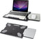 EHO Portable Laptop Pad for Your Lap, Lightweight with Foldable Stopper and Retractable Mouse Pad Tray