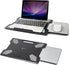 EHO Portable Laptop Pad for Your Lap, Lightweight with Foldable Stopper and Retractable Mouse Pad Tray
