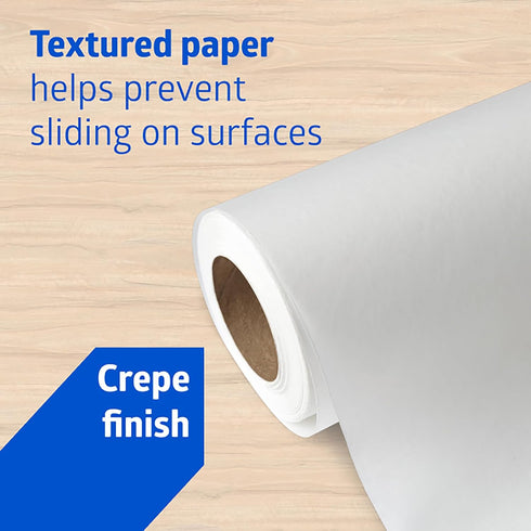 21" 125' (Pack 12) Medline Deluxe Crepe Exam Table Paper, Latex Free, x Size