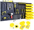 WallPeg Pegboard Bins, Garage Organization Parts Bin Kit, Larger Size Bins for Home, Office, Crafts