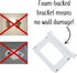 The No-Screwups Remote Control Holder by Mount Genie (White): Wall Mount with No Damaging Screws or Tape