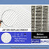 LM2 ON-D81 LM1 Kit,4 8 PUREBURG Replacement Filter Compatible with Oneisall & Afloia Homeika Pet Grooming HEPA + Sponge