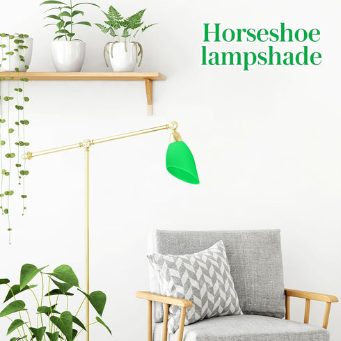 LIFKOME 5.51X3.54 Inch Set 5 Plastic Lampshade Replacement Horseshoe Lamp Cover of Lightweight Colored Lamp Shades