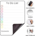 Dry Erase Small Magnetic To Do List White Board A5 for Fridge, Lined Dry Erase Todo List, Daily Planner