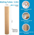 MagicWater Supply Mailing Tube - 1.5 in x 9 in - Kraft - 12 Pack - for Shipping and Storage of Posters, Arts, Crafts, and Documents
