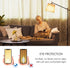 Tiqian 40W Bulbs Bulb E26 (6 Pack) (6) Incandescent Torpedo Tip Chandelier with Crystal Clear Incandescent Light Tip