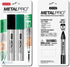 ZEYAR Permanent Markers Pen, JUMBO Size, Set of 2, Waterproof & Smear Proof Markers (Black & Green)
