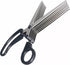 Sunstar Stationery S3711455 7-Blade Shredder Scissors, 7.9 inches (200 mm), Black