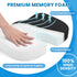 Tailbone TushGuard Office/ Car Seat Cushion, Non-Slip Sciatica & Back Coccyx Pain Relief Chair Pad, Memory Foam Butt