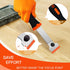 DEKEones Razor Blade Scraper, Long Handled Tool with 10 Extra Replacement Blades for Cleaning