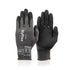 Ansell HyFlex 11-840 Large (9) Grey Nylon Spandex Nitrile Coated Industrial Gloves for Automotive, Fabrication (1 Pair)