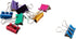Small Binder Clips Assorted Colors .75" 8/Pkg