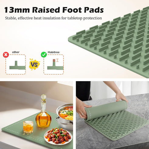 6 Settings,6 Food Warming Mat - Day Gifts & Kitchen Gadget, Electric Warming Tray with Heat Timers,Graphene Rapid