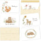 Gooji 4x6 Woodland Thank You Cards with Envelopes (Bulk 20-Pack) Matching Peel-and-Seal