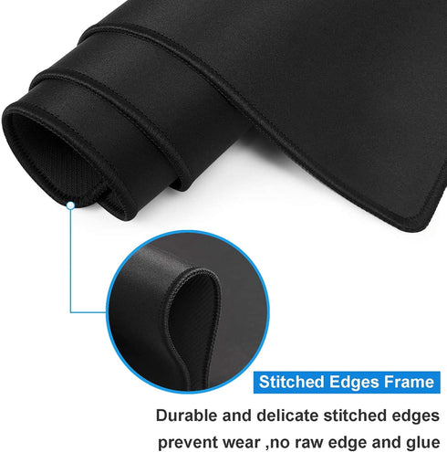 Large Gaming Mouse Pad - Anime Night Sky Custom Desk Pad, Non-Slip Rubber Base, Portable for Office, Game