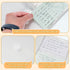 Jactales 3x5 50 200 Index Card Holder Organizer - Clear Card Binder for Flash Card, Note Card Storage, Sheets Plastic