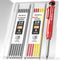 Nicpro CP1000 Carpenter Pencil with Sharpener, 2.8 mm Mechanical Pencils with 13 Refills for Heavy Duty Woodworking