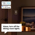 2-amp GE Smart C Multi-Location White Wi-Fi Compatibility Touchless Illuminated Residential Light Switch with Wall