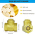 3/4" Swing Brass Check Valve DN20, Horizontal One Way Check Valve for Oil, Water, Fuel, Gas, Air to Prevent Backflow.