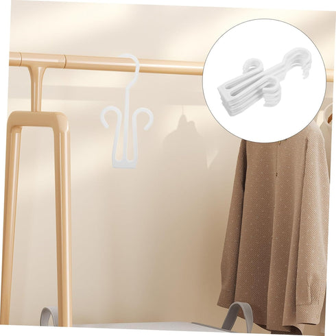 12pcs Closet MAGICLULU Plastic Shoe Drying Hangers Slipper Display Rack Shoes Hanging Rack Extended Hooks for Home